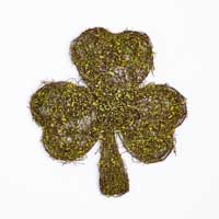 13" X 12" X 1" Shamrock Decor